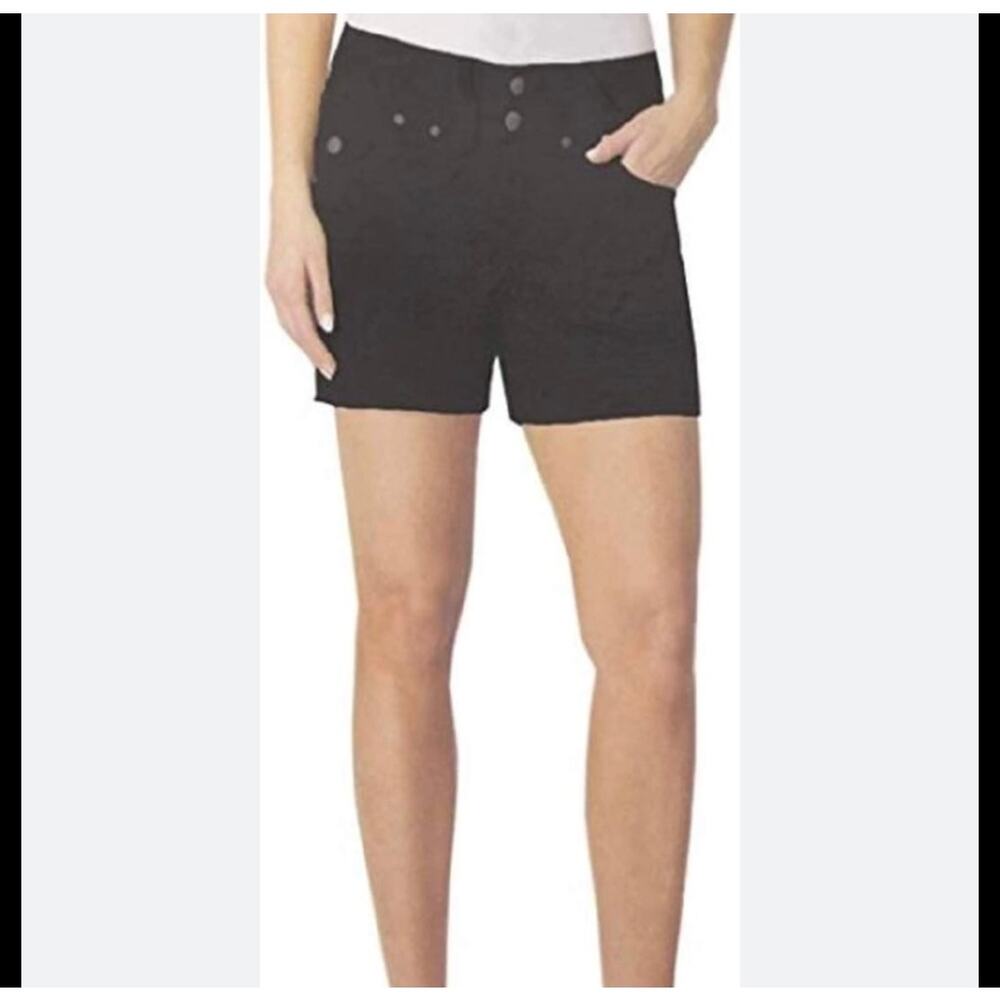 Dakota Blue Black Stretch Shorts | Women’s Size 4 | NWT Casual Mid Rise Shorts
